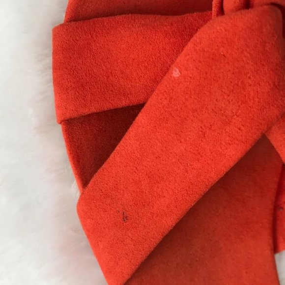 H&M Divided Red/Orange Sandals GUC - Picture 5 of 6